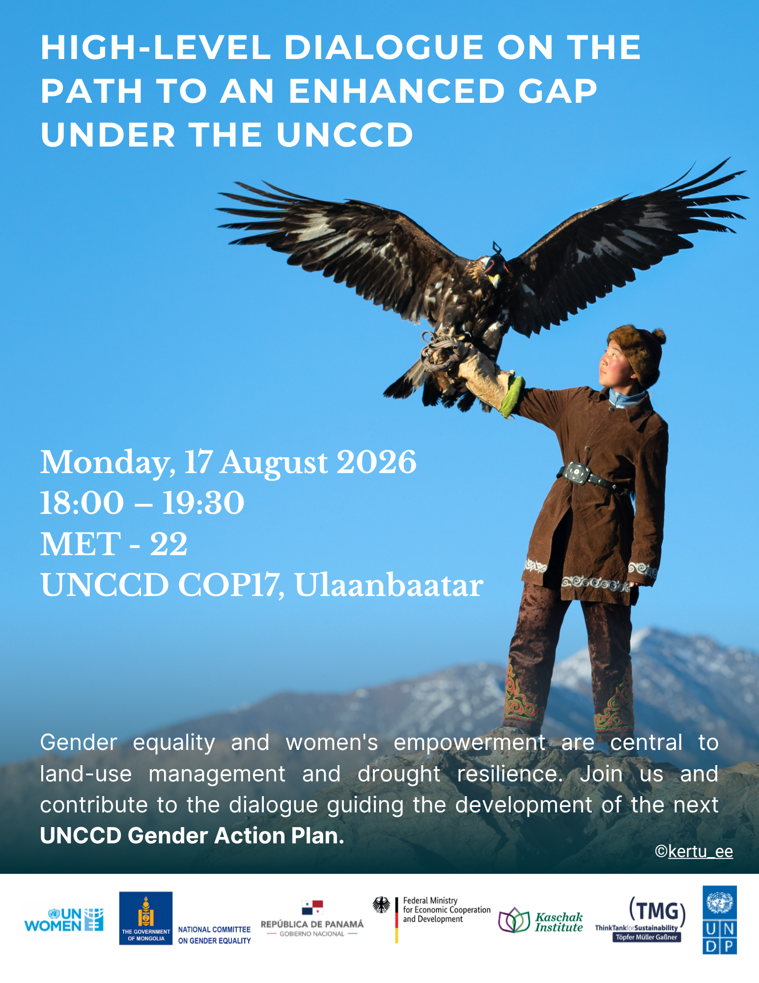 High-level dialogue on the path to an enhanced GAP under the UNCCD
