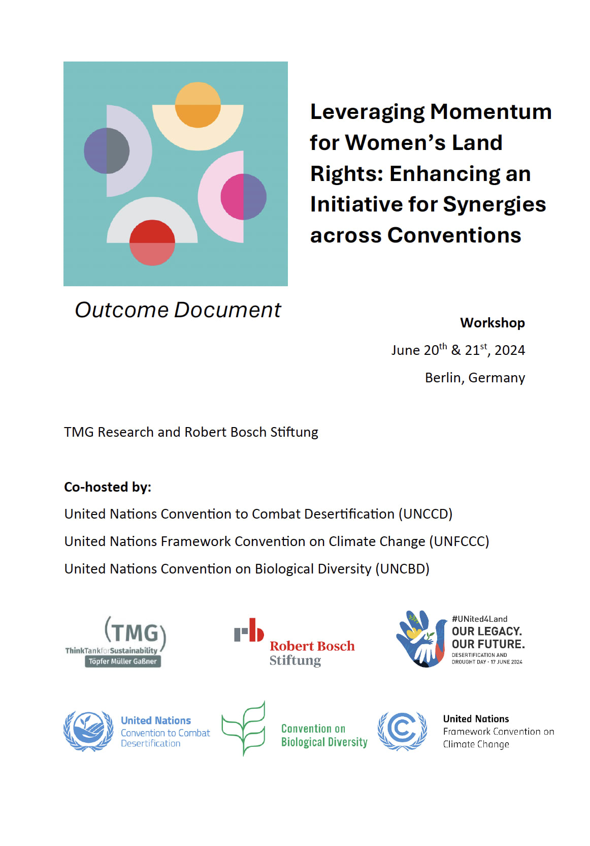 Leveraging Momentum for Women’s Land Rights: Enhancing an Initiative for Synergies across Conventions